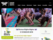 Tablet Screenshot of humanrightsnights.org